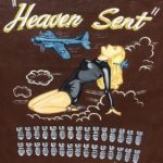 heaven sent hand painted nose art