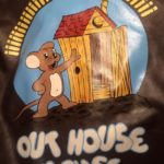 out house mouse hand painted nose art