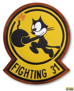 fighting 31 hand painted leather patch