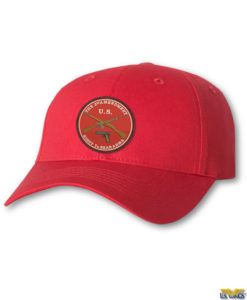 2nd amendment u.s. cap with guns red