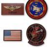 top gun leather patches