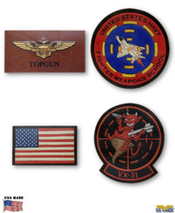 top gun leather patches
