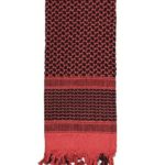 shemagh tactical scarf red and black