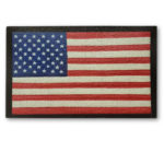us flag top gun leather patch