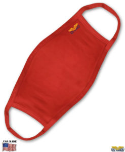 cloth us made us wings washable face mask red