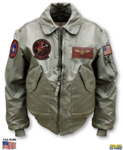 SURPLUS Nomex CWU-45P Flight Jacket with top gun patches