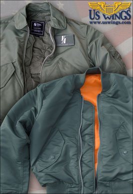 USA-made MA-1 and CWU-45P Jackets - US Wings