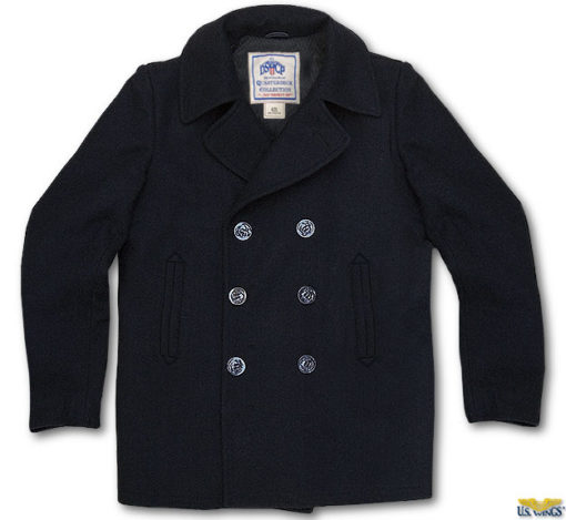 surplus us military issued peacoat front
