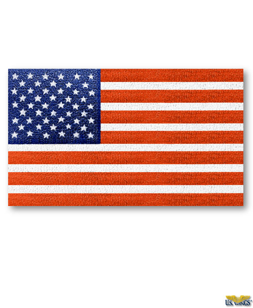 freedom line flag patch horizontal