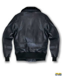 Cooper Goatskin G-1 Jacket w/ Removable Collar back