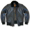 Cooper Goatskin G-1 Jacket w/ Removable Collar front