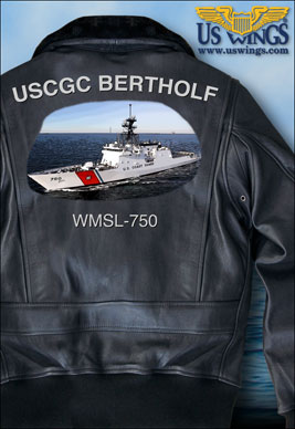 G-1 with removable collar with hand painted uscg ship on the back