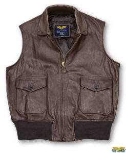 Barnstormer vest with leather collar removed