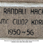 L RANDALL HACK USMC CWO2 KOREA 1950 - 56