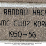 L RANDALL HACK USMC CWO2 KOREA 1950 - 56