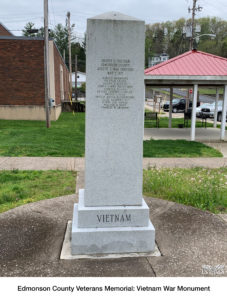 Edmonson County Veterans Memorial: Vietnam War Monument