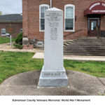 Edmonson County Veterans Memorial: World War 1 Monument