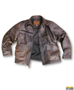 Cooper Original Vintage Cowhide Indy-Style Adventurer Jacket Front