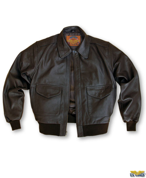 でジャスト 【古着】US air force a2 type leather jacket レザージャ