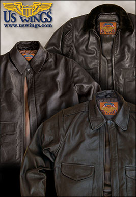 3 us wings goatskin jackets