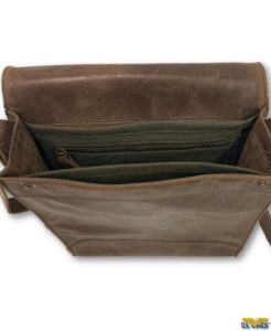 US Wings Leather Indy Bag Inside