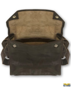 US Wings Leather Indy Bag Top Open