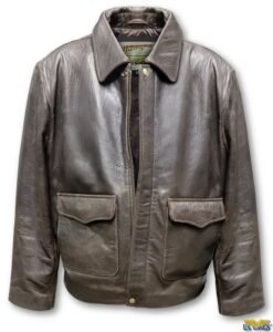 Indiana Jones Antique Striated Lambskin Leather Jacket