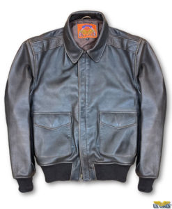 Cooper Original™ Antique Bison Leather Jacket Modern A-2