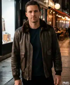 Alternative view of Cooper Original Antique Bison G-1 Jacket