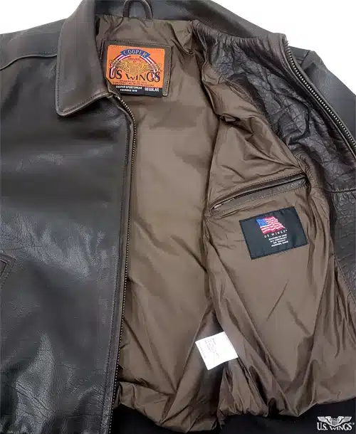 Cooper Original™ Fonzie-style Antique Bison Leather Jacket