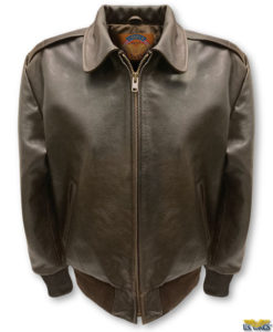 Cooper Original™ Fonzie-style Antique Bison Leather Jacket