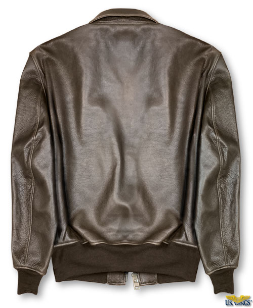Cooper Original Fonzie-style Antique Striated Lambskin Leather Jacket