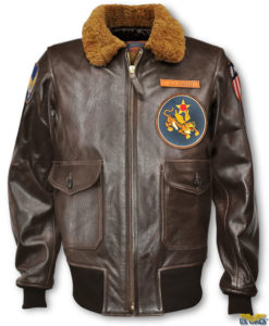 Sold at Auction: US NAVY Nylon Jet Pilot's Flight Jacket with Patches