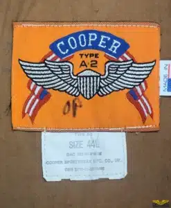 Cooper A-2 Goatskin Leather Jacket - 44L (RESTORED)