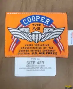Cooper A-2 Goatskin Leather Jacket - 42R (RESTORED)