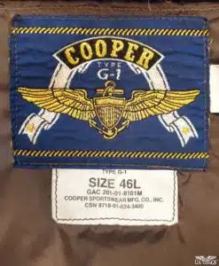 Cooper G-1 Goatskin Leather Jacket - 46L (RESTORED)