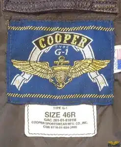 Cooper G-1 Goatskin Leather Jacket - 46R (RESTORED)