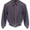 Restored Vintage Cooper Goatskin Leather A-2 Jacket - 44R