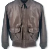 Restored Vintage Cooper Goatskin Leather A-2 Jacket - 44R