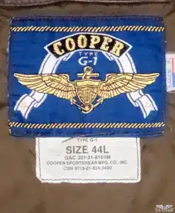 Restored Vintage Cooper G-1 Goatskin Leather Jacket - 44L