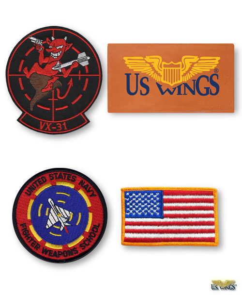 Cloth Patch Set US Wings