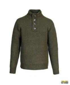 Schott® Men's Funnel Neck Military Sweater