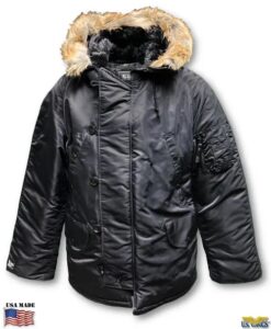 Valley Apparel N-3B Parka (Black)