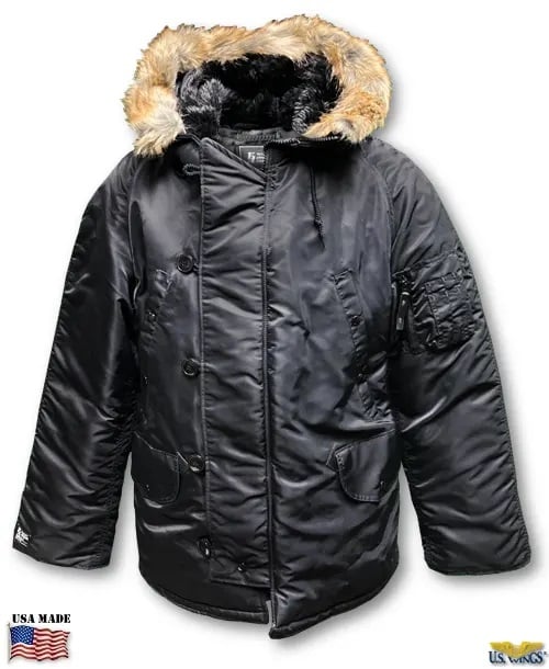 Valley Apparel N-3B Parka (Black)