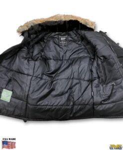 Valley Apparel N-3B Parka (Black)