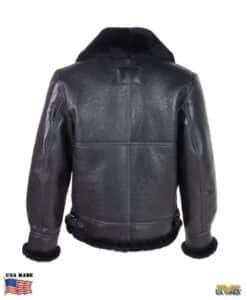 Black B-3 Shearling Bomber Jacket