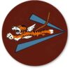 Flying Tiger AVG Hand Painted Leather Patch