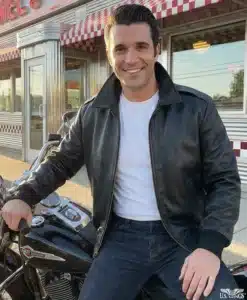 Alternative view of Cooper Original™ Fonzie-style Black Goatskin Jacket