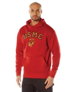 USMC EGA Hoodie (Red)