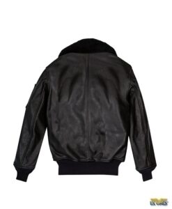 The Cockpit® USA B-15 Leather Jacket (Black)